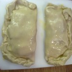 Cheese and Onion Pasty Sealed